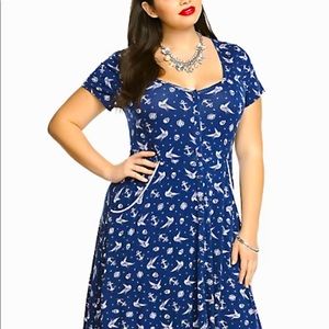 Sailor Jerry rockabilly torrid dress size 00